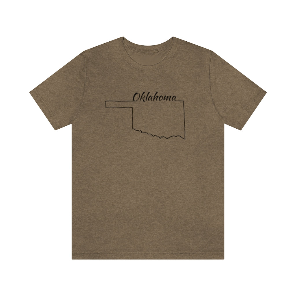 Oklahoma  Ultra comfortable Unisex Jersey Short Sleeve Tee