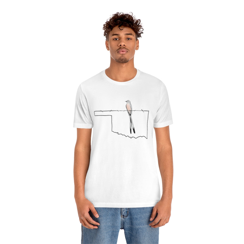 Scissortail  Oklahoma  Ultra comfortable Unisex Jersey Short Sleeve Tee