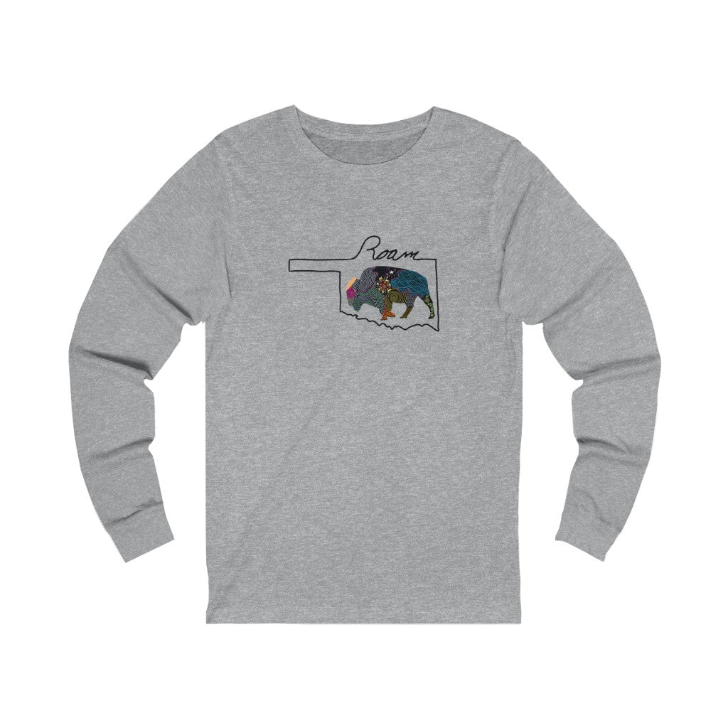 Oklahoma Buffalo Roam Ultra comfortable Unisex Jersey Long Sleeve Tee