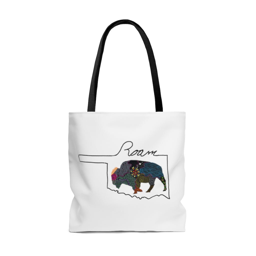 Oklahoma Buffalo Roam Tote Bag