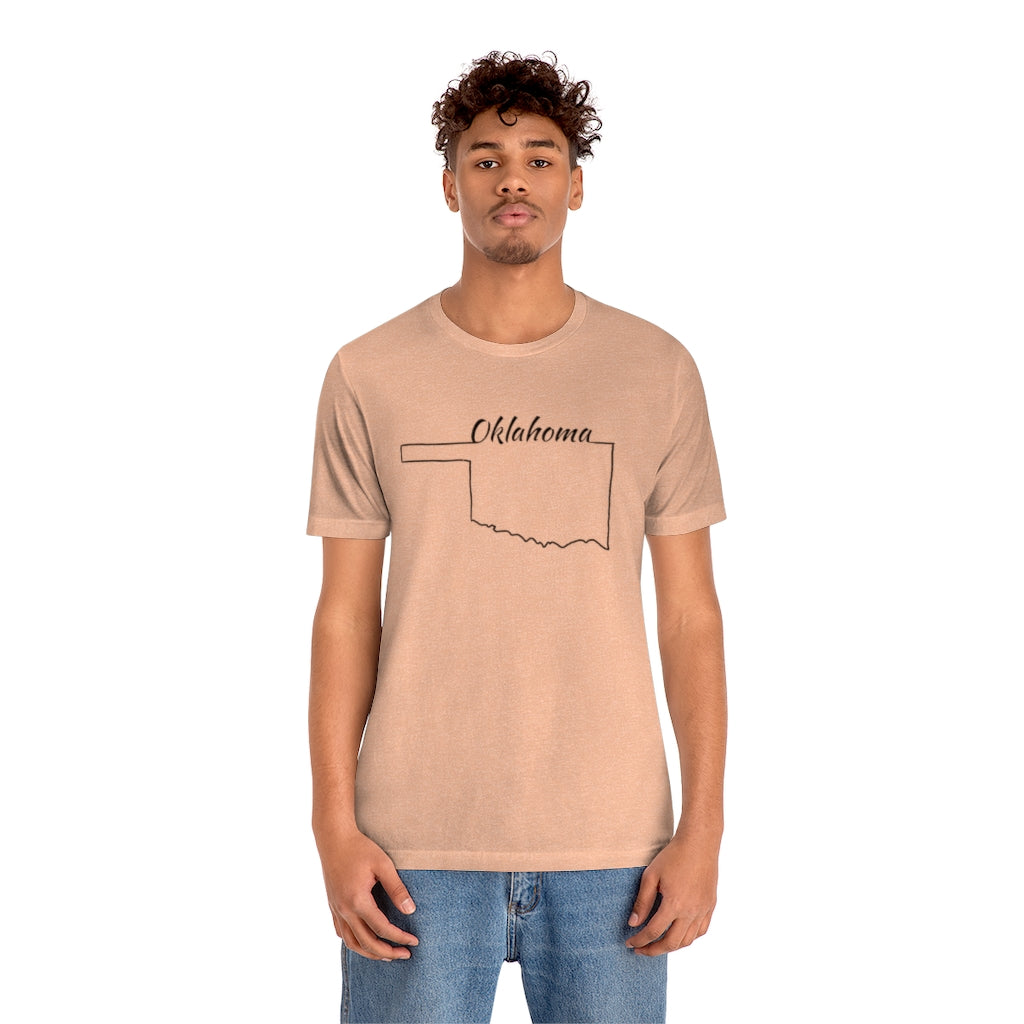 Oklahoma  Ultra comfortable Unisex Jersey Short Sleeve Tee