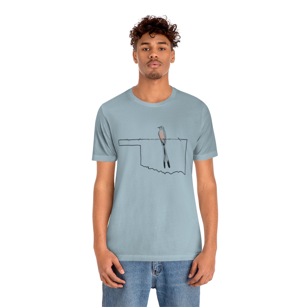 Scissortail  Oklahoma  Ultra comfortable Unisex Jersey Short Sleeve Tee