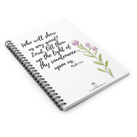 Psalm 4:6 Spiral Notebook - Ruled Line