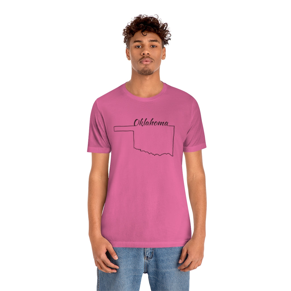 Oklahoma  Ultra comfortable Unisex Jersey Short Sleeve Tee