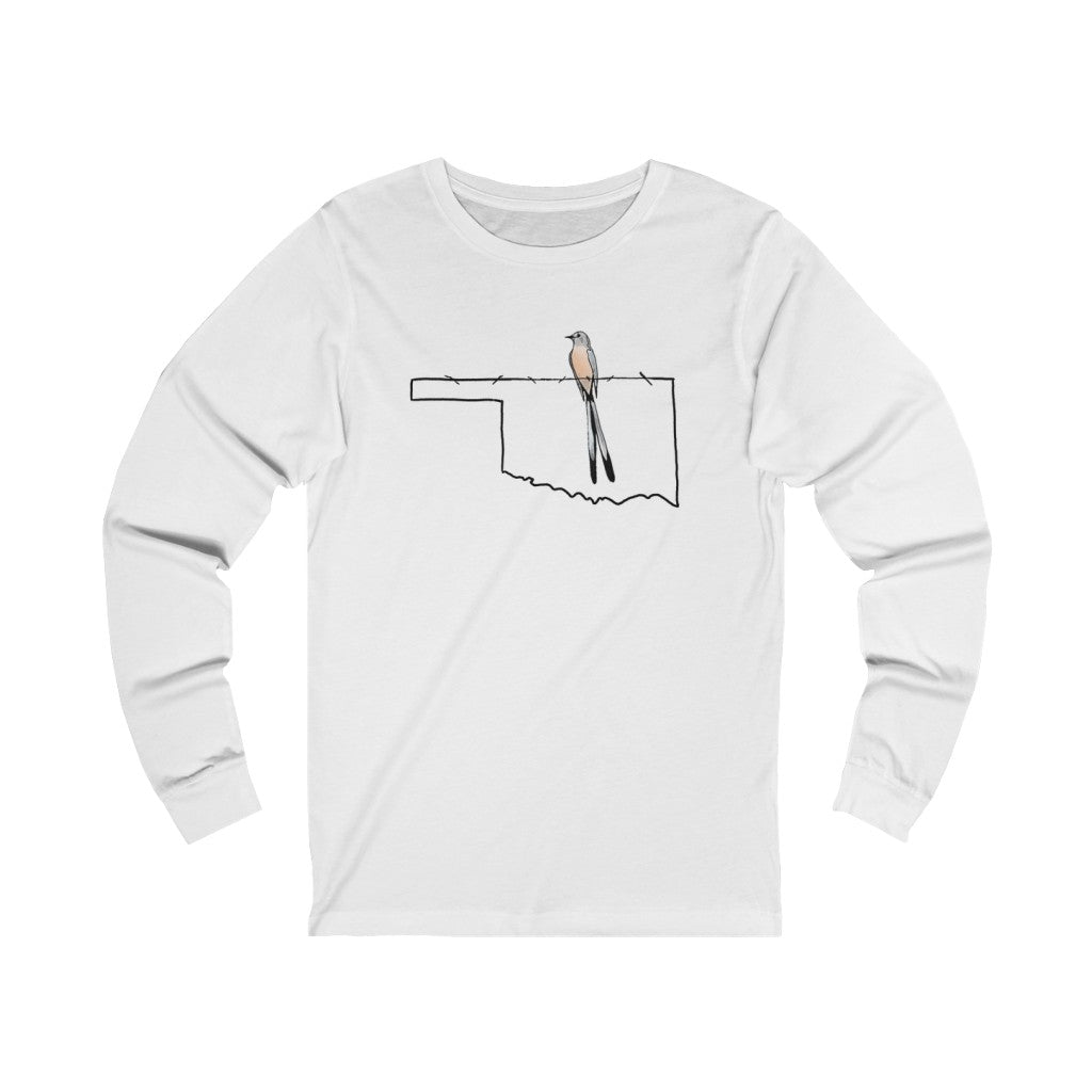 Scissortail Oklahoma  Ultra comfortable Unisex Jersey Long Sleeve Tee