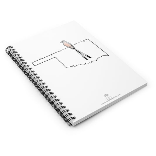 Oklahoma Scissortail Spiral Notebook - Ruled Line