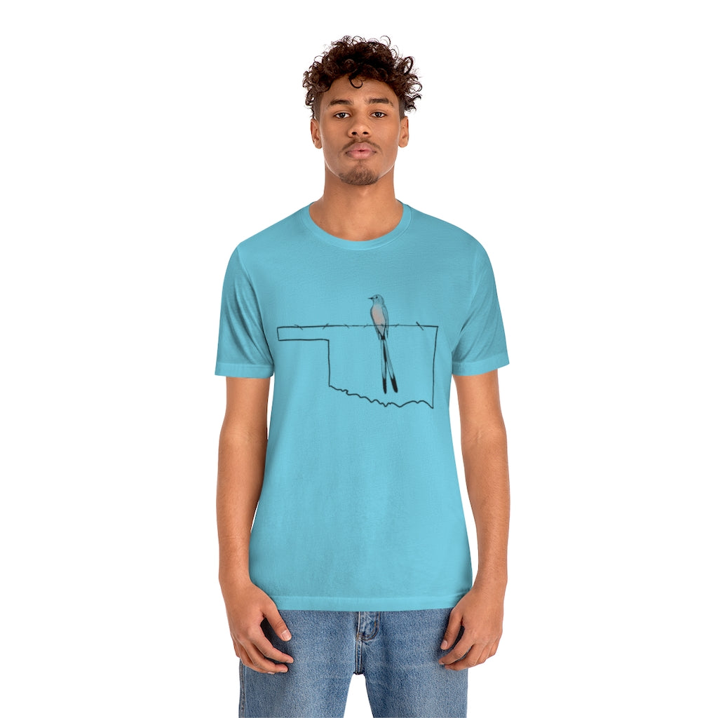 Scissortail  Oklahoma  Ultra comfortable Unisex Jersey Short Sleeve Tee